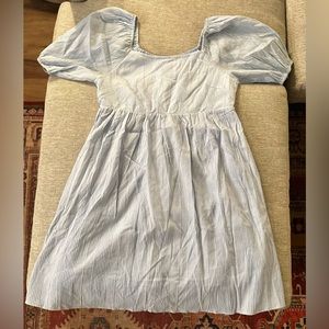 Bohme babydoll blue dress !!

-sm
-baby blue 
-babydoll style 
-great condition